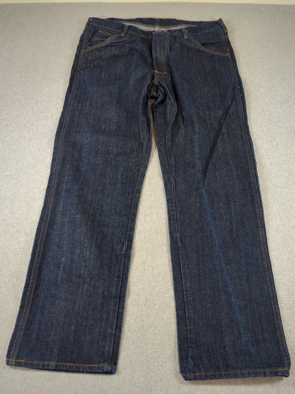 Round House Jeans Men's 34x31 Blue Denim Workwear Straight Leg USA Made Cotton